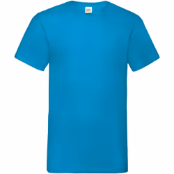 Fruit Of The Loom -T-shirt à manches courtes - Homme (Bleu azur)