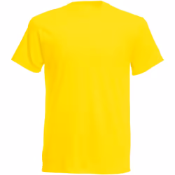 Fruit of the Loom - T-shirt ORIGINAL - Homme (Jaune)