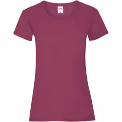 Fruit Of The Loom - T-shirt manches courtes - Femme (Bordeaux)