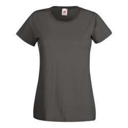 Fruit Of The Loom - T-shirt manches courtes - Femme (Gris foncé)