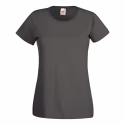 Fruit Of The Loom - T-shirt manches courtes - Femme (Gris foncé)