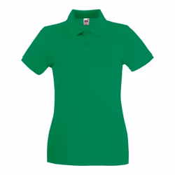 Fruit of the Loom - Polo PREMIUM - Femme (Vert)