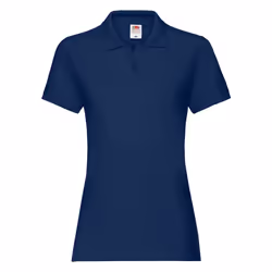 Fruit of the Loom - Polo PREMIUM - Femme (Bleu marine)