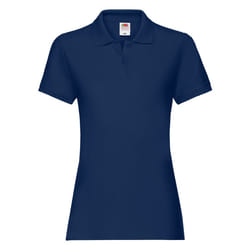 Fruit of the Loom - Polo PREMIUM - Femme (Bleu marine)