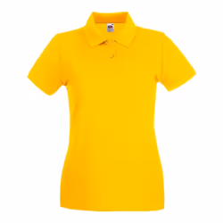 Fruit of the Loom - Polo PREMIUM - Femme (Jaune vif)