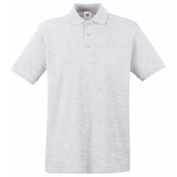Fruit Of The Loom - Polo manches courtes - Homme (Gris pâle chiné)