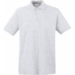 Fruit Of The Loom - Polo manches courtes - Homme (Gris pâle chiné)
