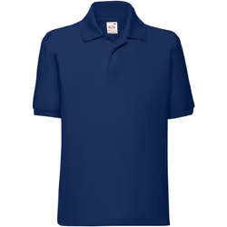 Fruit of the Loom - Polo - Enfant (Bleu marine)