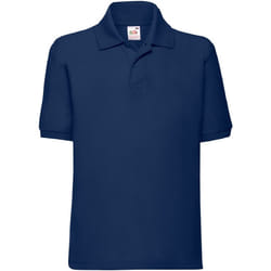 Fruit of the Loom - Polo - Enfant (Bleu marine)