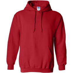 Gildan - Sweatshirt à capuche - Unisexe (Rouge)