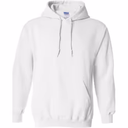 Gildan - Sweatshirt à capuche - Unisexe (Blanc)