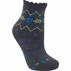 Trespass Twitcher - Chaussettes à motifs - Enfant unisexe (Graphite)