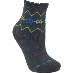 Trespass Twitcher - Chaussettes à motifs - Enfant unisexe (Graphite)