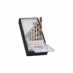 Bosch Coffrets de forets à métaux rectifiés HSS-Co (cobalt), Perceuse, Ensemble de forets, Métal, 19 pièce(s), 172 x 115 x 42 ...