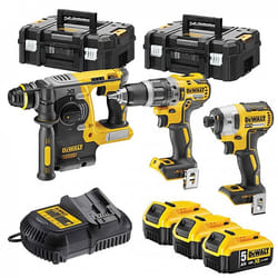 Ensemble d'outils DeWalt DCK368P3T-QW (DCD796 + DCF887 + DCH273N); 18 V; 3x5,0 Ah accu.