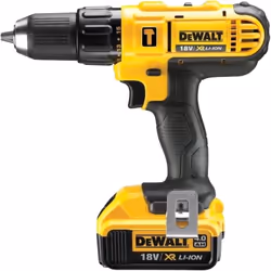 DeWALT DCD776M1T, Visseuse à percussion, Poignée de pistolet, Jaune, 1500 tr/min, 450 tr/min, 450 tr/min