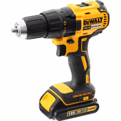 Perceuse DeWalt DCD771S2-QW; 18 V; 2x1,5 Ah accu.