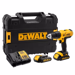 DeWALT DCD776S2T, Perceuse à poignée pistolet, 1500 tr/min, 450 tr/min, 450 tr/min, 1500 tr/min, 42 N·m