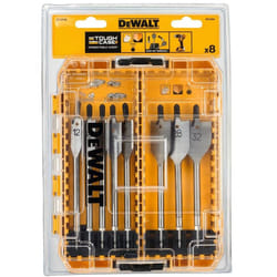 Flatbit ensemble pour le bois DeWalt DT70750; 12-32 mm; 8 unités
