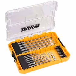 DT70754 Jeu de forets de maçonnerie SDS Plus 19pcs - Peut être combiné avec Tough Case+ et TStak compatible le jeu de forets  ...
