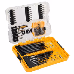 DeWALT DT70758-QZ, Perceuse, Ensemble de forets, Bois, 6,4 mm, 57 pièce(s), Brad Point Wood Drill Bits: 3mm, 4mm, 5mm, 6mm, 8 ...
