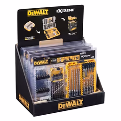 DeWALT DT70760, Perceuse, Ensemble de forets, Béton, Maçonnerie, Métal, 1.5, 2, 2.5, 3, 3.5, 4.5, 5.5, 6.5, PH1 25, PH2 25, P ...