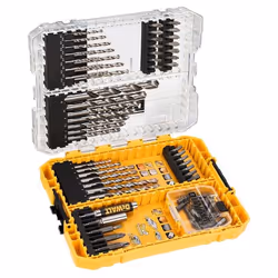 DeWALT DT70761-QZ, Perceuse, Ensemble de forets, Maçonnerie, Métal, Acier rapide (HSS-G), 72 pièce(s), Masonry Drill Bits: 4m ...