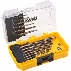 Description générale Découvrez l'ensemble de 19 mèches à métaux HSS-G Black and Gold DeWalt, conçu pour offrir des performanc ...
