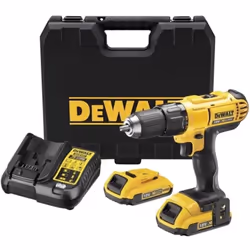 Perceuse-visseuse sans fil DeWalt DCD771D2-QW; 18 V; 2x2,0 Ah accu.