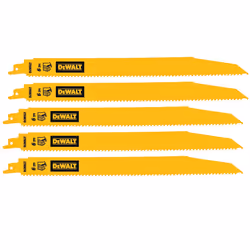 Lames scie sabre DeWalt DT90382-QZ; 304 mm; 5 unités