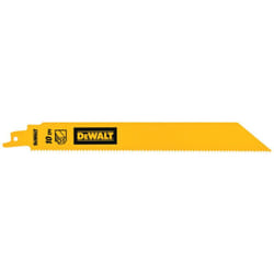 Lame de scie sabre bim 1Z métal 228mm 10TPI Dewalt 5 pièces