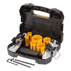 DeWALT DT90355-QZ, Régler, Perceuse, Métal, Plastique, Bois, Métal, 19,22,29,38,44,51,57 mm, 13 pièce(s)