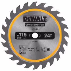 DeWALT DT20420-QZ lame de scie circulaire 11,5 cm 1 pièce(s)