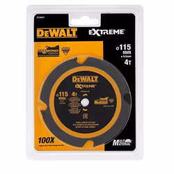 Disque à tronçonner diamanté DeWalt DT20421; 115x9,5 mm; Z4