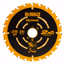 Lame de scie DeWalt Extreme; 210x2,4x30 mm; Z24