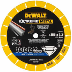 Disque à tronçonner diamanté DeWalt DT40257-QZ; 355x25,4 mm