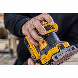 DeWALT DCW200NT-XJ ponceuse portative Ponceuse à feuille abrasive 13500 OPM Noir, Jaune - Vue supplémentaire 4