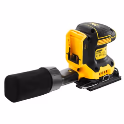 DeWALT DCW200NT-XJ ponceuse portative Ponceuse à feuille abrasive 13500 OPM Noir, Jaune - Vue supplémentaire 5