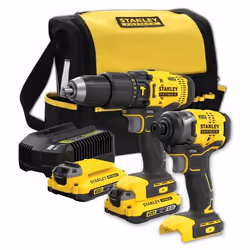 Ensemble d'outils Stanley SFMCK465D2S-QW (SFMCD711+SFMCF800); 18 V; 2x2,0 Ah accu.