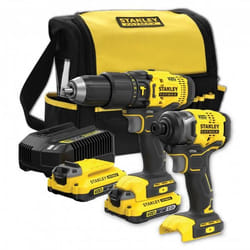Ensemble d'outils Stanley SFMCK465D2S-QW (SFMCD711+SFMCF800); 18 V; 2x2,0 Ah accu.