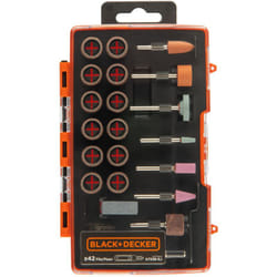 Black&decker - Ensemble de 42 outils multifonctions rotatifs - Noir+Decker A7236-XJ