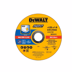 Disque abrasif DeWalt DT20540-QZ; 125 mm; 100 unités