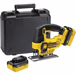 Scie sauteuse sans fil Stanley SFMCS650M2K-QW; 18 V; 2x4,0 Ah accu.