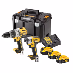Ensemble d'outils DeWalt DCK276P3T-QW (DCD996 + DCF887); 18 V; 3x5,0 Ah accu.