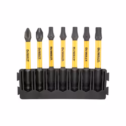 Jeu d'accessoires de tournevis DeWalt DT70820-QZ; 7 unités