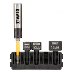 Jeu de clés à douille DeWalt DT70826-QZ; 8-13 mm; 3 pcs + Support magnétique