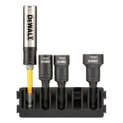 Jeu de clés à douille DeWalt DT70827-QZ; 8-13 mm; 3 pcs + Support magnétique