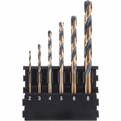 Ensemble de forets DeWalt DT70828-QZ; 2-8 mm; 6 unités