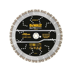 Dewalt - Lame de couper de diamant Elite 350 mm tout usage, universal utilisation dans la construction, pour couper de béton, pierre, brique et