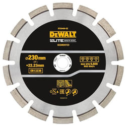 DeWALT DT20466-QZ lame diamant 23 cm Lame diamant à rebord segmenté
